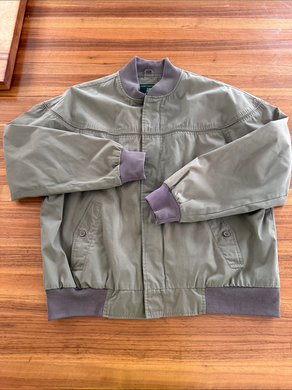 Vintage Orvis Jacket Large Men Full Zip Lined Bomber